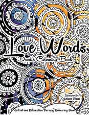 Love Words Doodle Colouring Book