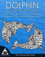 Dolphin Coloring Book for Adults