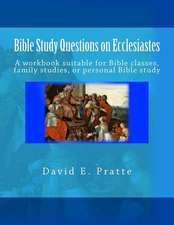 Bible Study Questions on Ecclesiastes