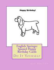 English Springer Spaniel Happy Birthday Cards