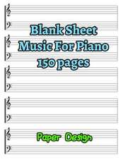 Blank Sheet Music for Piano