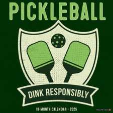 Pickleball 2025 12 X 12 Wall Calendar