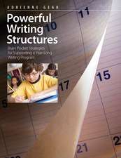 Powerful Writing Structures