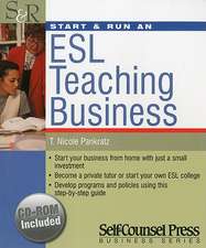 Start & Run an ESL Teaching Business [With CDROM]