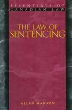 The Law of Sentencing