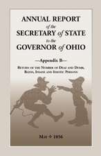 Annual Report of the Secretary of State to the Governor of Ohio, Appendix B: Return of the Number of Deaf and Dumb, Blind, Insane and Idiotic Persons,