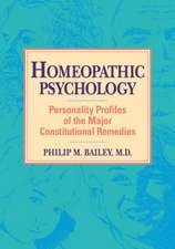 Homeopathic Psychology