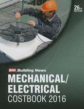 2016 Bni Mechanical/Electrical Costbook