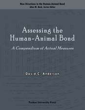 Assessing the Human-Animal Bond: A Compendium of Actual Measures