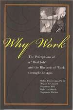 Why Work?: The Perceptions of a 