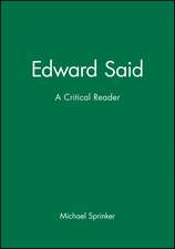 Sprinker: Edward Said