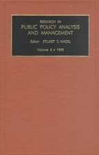 Research in Public Policy Analysis and Management