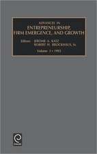 Advances in Entrepreneurship, Firm Emergence and Growth