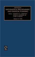 Advances in Mathematical Programming and financial planning