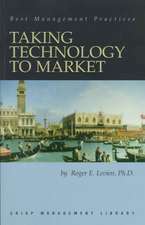 Taking Technology to Market