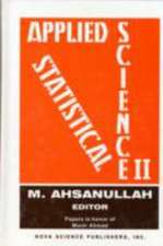 Applied Statistical Science II: Papers in Honor of Munir Ahmad: 2