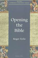 Opening the Bible