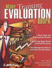 Make Training Evaluation Work