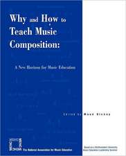 Why and How to Teach Music Composition