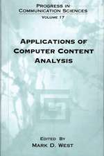 Applications of Computer Content Analysis