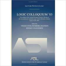 Logic Colloquium '03