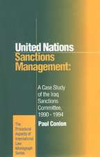 United Nations Sanctions Management