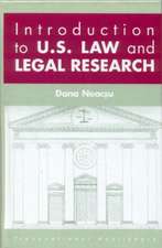 Introduction to U.S. Law and Legal Research