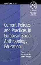 Current Policies and Practices in European Social Anthropology Education