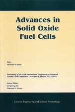 Advances in Solid Oxide Fuel Cells (Ceramic Engineering and Science Proceedings V26 Number 4)