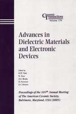 Advances in Dielectric Materials and Electronic Devices – Ceramic Transactions V174