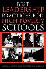 Best Leadership Practices for High-Poverty Schools