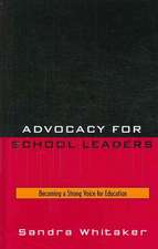 Advocacy for School Leaders