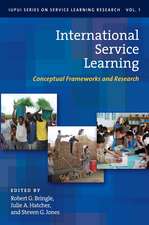 International Service Learning: Conceptual Frameworks and Research