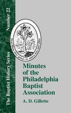 Minutes of the Philadelphia Baptist Association