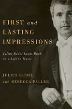 First and Lasting Impressions – Julius Rudel Looks Back on a Life in Music