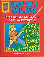 Times Table Challenge: Three-Minute Tasks from Easy to Extreme!