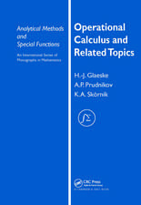 Operational Calculus and Related Topics