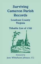 Surviving Cameron Parish Records, Loudoun County, Virginia - Tithable List of 1765