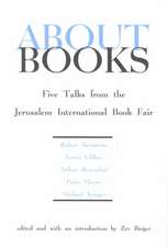 About Books: Five Talks from the Jerusalem Book Fair