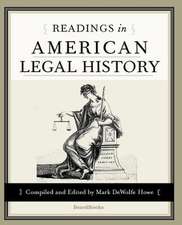 Readings in American Legal History