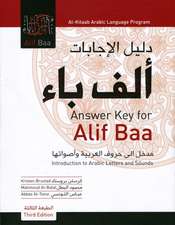 Alif Baa Answer Key