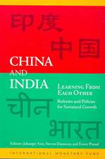 China and India - Learning from Each Other