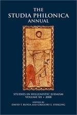 The Studia Philonica Annual XX, 2008: From Source Book to Textbook