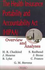 Health Insurance Portability & Accountability Act (HIPAA)