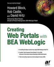 Creating Web Portals with BEA WebLogic