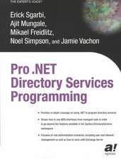 Pro .NET Directory Services Programming