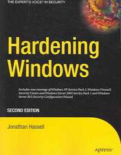 Hardening Windows