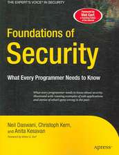 Foundations of Security: What Every Programmer Needs to Know