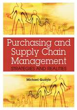 Purchasing and Supply Chain Management