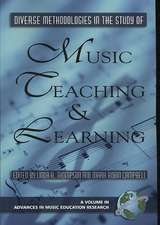 Diverse Methodologies in the Study of Music Teaching and Learning (PB)